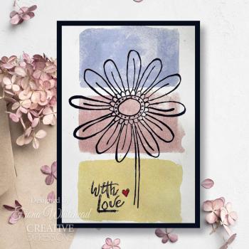 Woodware - Stempelset "With Love" Clear Stamps Design by Jane Gill