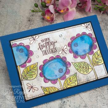 Woodware - Stempelset "Happy Thoughts" Clear Stamps Design by Jane Gill