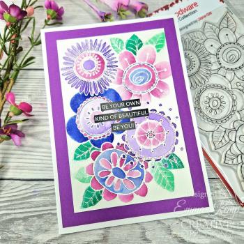 Woodware - Stempel "All Bunched Up" Clear Stamps Design by Jane Gill