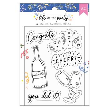 American Crafts - Stempelset "Life of the Party" Clear Stamps
