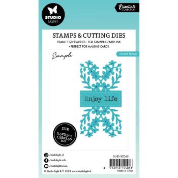 Studio Light - Stempel & Stanzschablone "Floral Frame" Stamp & Dies