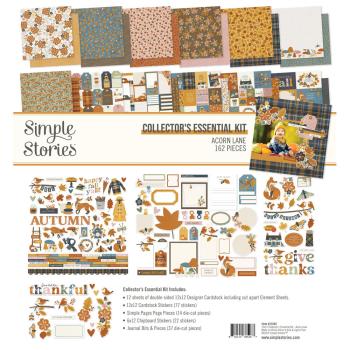 Simple Stories - Collectors Essential Kit "Acorn Lane" 12 Bogen Designpapier