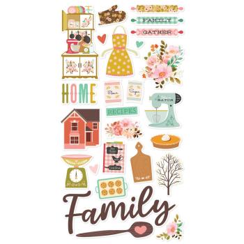 Simple Stories - Aufkleber "What's Cookin' ?" Cardstock Sticker 