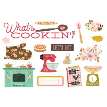 Simple Stories - Collectors Essential Kit " What's Cookin' ?" 12 Bogen Designpapier