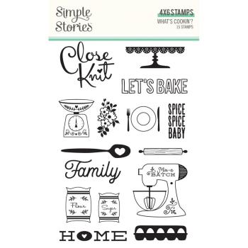 Simple Stories - Stempelset "What's Cookin' ?" Clear Stamps 