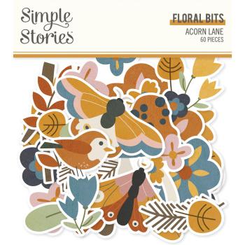 Simple Stories - Stanzteile "Acorn Lane Floral" Bits & Pieces 