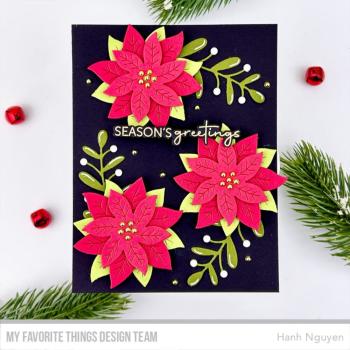 My Favorite Things - Stanzschablone "Winter Poinsettias" Die-namics