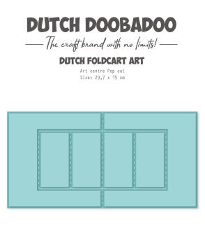 Dutch Doobadoo - Schablone A4 "Art Centre Pop Out" Stencil - Dutch Card Art