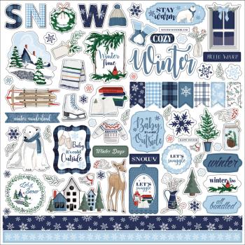 Carta Bella - Designpapier "Wintertime" Collection Kit 12x12 Inch - 12 Bogen  