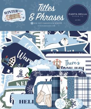 Carta Bella - Stanzteile "Wintertime" Ephemera