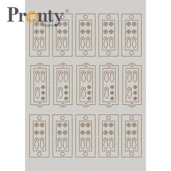 Pronty Crafts "Frames and Turn Buttons" Chipboard