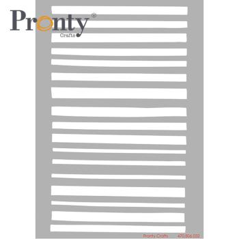 Pronty Crafts - Schablone A5 cm "Handmade Stripes" Stencil 