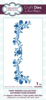 Creative Expressions - Stanzschablone "Entwined Rose Border" Craft Dies Design by Jamie Rodgers