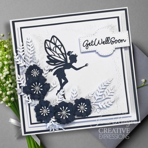 Creative Expressions - Stanzschablone "Get Well Soon" Craft Dies Design by Jamie Rodgers