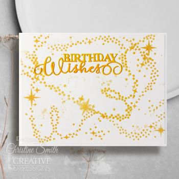 Creative Expressions - Schablone "Twinkling Frame" Stencil 6x6 Inch Design by Jamie Rodgers