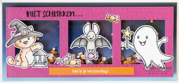 Marianne Design - Stempel & Stanzschbalone "Animals Halloween" Clear Stamps & Dies