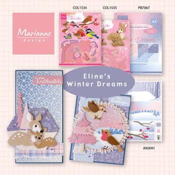 Marianne Design - Designpapier "Winter Dreams" Paper Pad A4 - 16 Bogen 