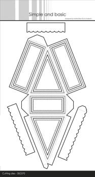 Simple and Basic - Stanzschablone 12,2x21,3 cm "Slice of Cake" Dies