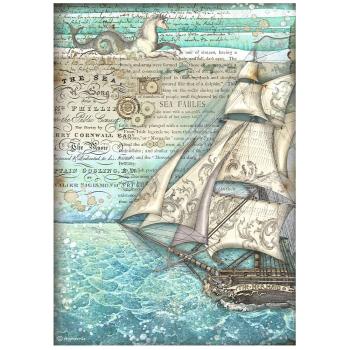 Stamperia - Decopatch Papier "Sailing Ship" Decoupage A4 - 6 Bogen  