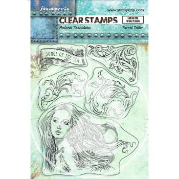 Stamperia - Stempelset "Mermaid" Clear Stamps