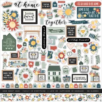 Echo Park - Designpapier "Good To Be Home" Collection Kit 12x12 Inch - 12 Bogen