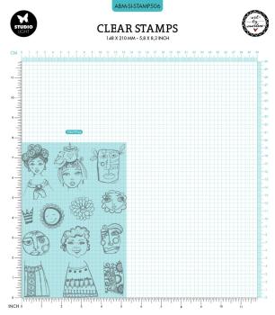 Art By Marlene - Stempelset "Face-It" Signature Collection Clear Stamps