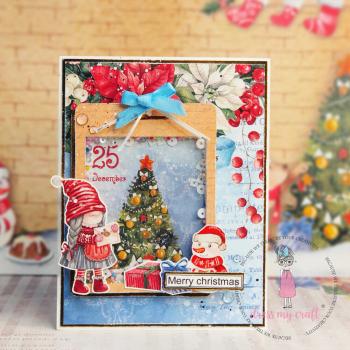 Dress My Craft - Designpapier "Holly Jolly Christmas" Paper Pack 12x12 Inch - 24 Bogen