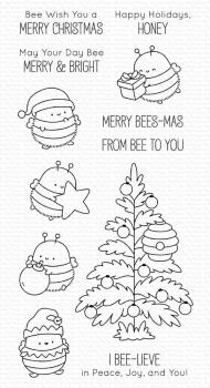 My Favorite Things - Stempelset "Merry Bees-mas" Clear Stamps