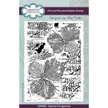 Creative Expressions - Gummistempel "Nature's Fragments" Rubber Stamp
