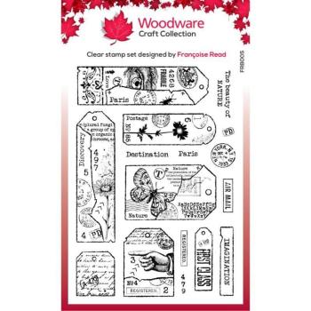 Woodware - Stempel "Tag Collection" Clear Stamps Design by Francoise Read