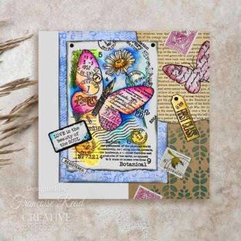 Woodware - Stempel "Torn Paper Butterflies" Clear Stamps Design by Francoise Read