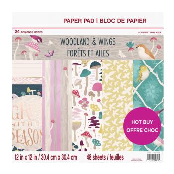 Craft Smith "Woodland & Wings" 12x12" Paper Pad