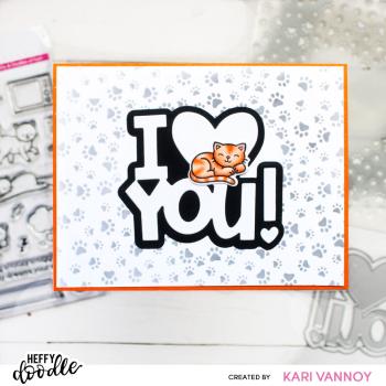 Heffy Doodle - Stempelset "Cozy Kitties" Clear Stamps 