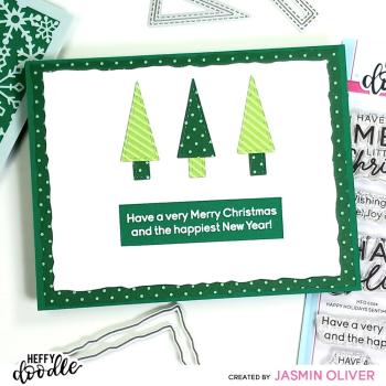 Heffy Doodle - Designpapier "Tinsel Town 6x6 Inch Paper Pad - 24 Bogen