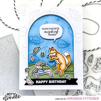 Heffy Doodle - Stempelset "Little Label" Clear Stamps 