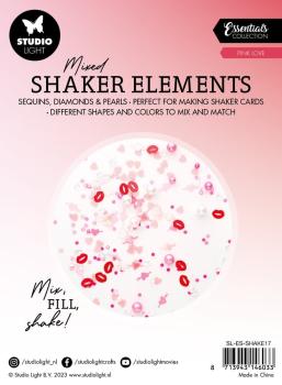 Studio Light - Shaker Elemente - Pailetten "Pink Love" Sequins