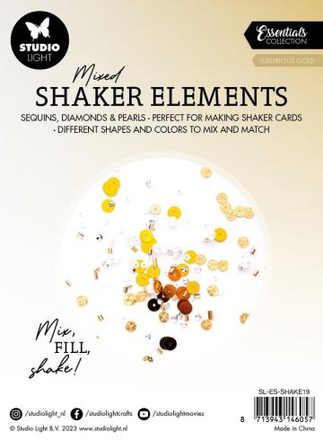 Studio Light - Shaker Elemente - Pailetten "Luxurious Gold" Sequins