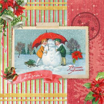 Studio Light  "Vintage Christmas" Cardmaking Pad A4