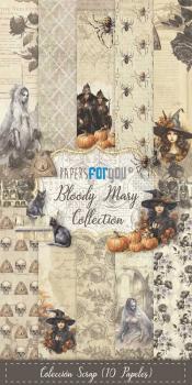 Papers For You - Designpapier "Bloody Mary" Scrap Paper Pack 6x12 Inch - 10 Bogen 