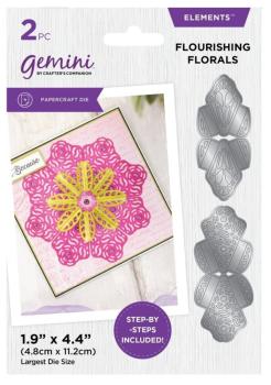 Gemini - Stanzschablone "Flourishing Florals" Elements Dies