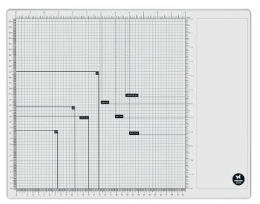 Studio Light - magnetische Glasplatte "Magnetic Glass Mat"