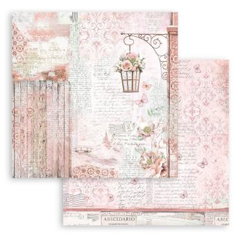 Stamperia - Designpapier "Roseland" Paper Pack 12x12 Inch - 10 Bogen