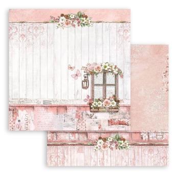 Stamperia - Designpapier "Roseland" Paper Pack 8x8 Inch - 10 Bogen