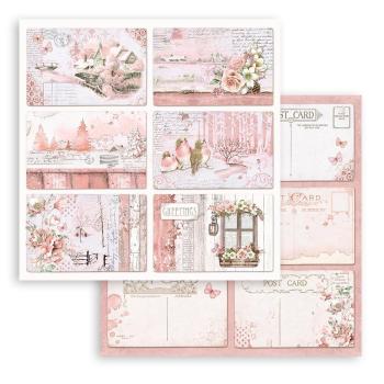 Stamperia - Designpapier "Roseland" Paper Pack 8x8 Inch - 10 Bogen