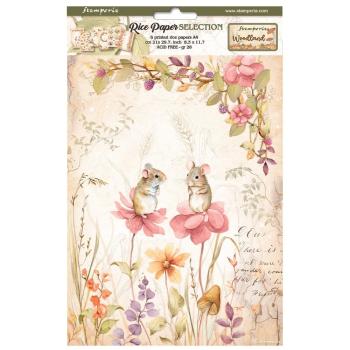 Stamperia - Decopatch Papier "Selection" Decoupage A4 - 6 Bogen  