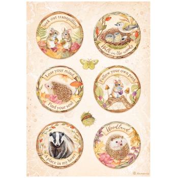 Stamperia - Decopatch Papier "Selection" Decoupage A4 - 6 Bogen  