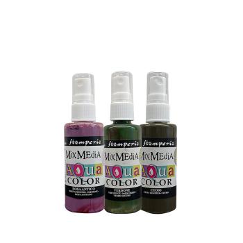 Stamperia - Aquarellfarbe "Woodland" Aquacolor Paint Kit 3x60 ml