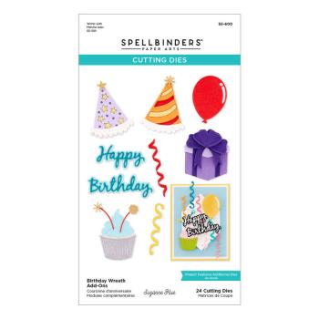 Spellbinders - Stanzschablone "Birthday Wreath Add-Ons" Dies