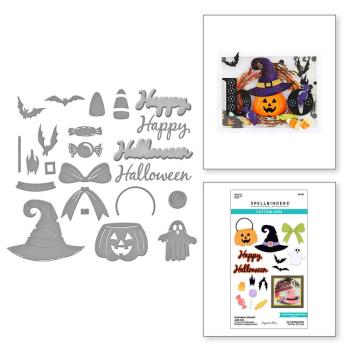 Spellbinders - Stanzschablone "Halloween Wreath Add-Ons" Dies