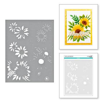 Spellbinders - Schablone "Sunflower" Layered Stencil